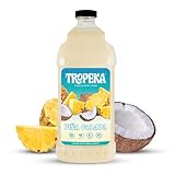 Tropeka Tropical Piña Colada Frozen Drink Mix - All-Natural, Real Fruit & Florida Cane Sugar, Gluten-Free and Perfect for Cocktails, Smoothies, Slushies, Non-Alcoholic Drinks