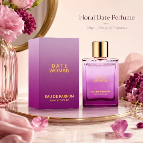 Soft Floral Women's Perfume – Graceful & Airy Eau de Parfum, Lasting Subtle Scent for Everyday Wear, Poised Atmosphere for Commute & Romance, 3.38 oz - 1