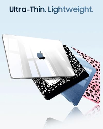 Image of Case for MacBook Air 13.6 Inch A3449 A3240 A3113 A2681 (2026 2025 2024 2023 2022 Release) - Protective Snap On Hard Shell Cover for MacBook Air 13.6 Inch M5 M4 M3 M2 Chip (Crystal Clear)