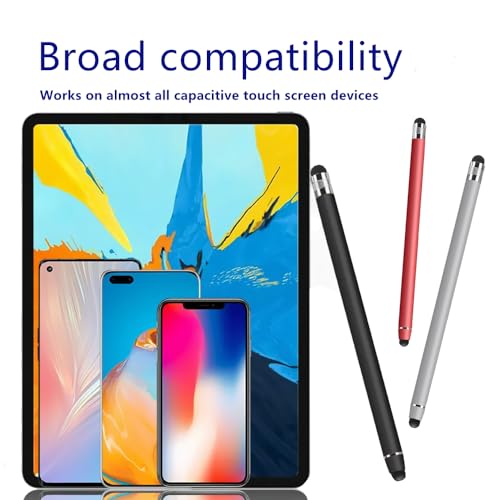 Lápiz capacitivo universal pack de 8 para pantalla táctil de teléfonos iPhone y tabletas 4