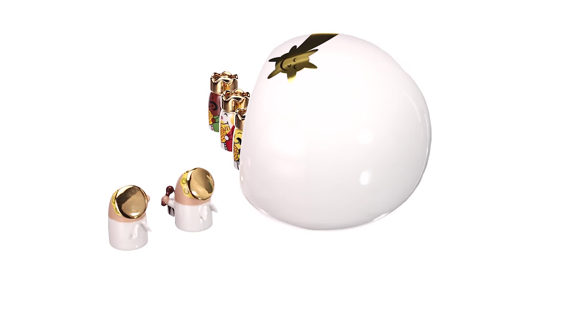 Amazon.com: Alessi AMGI10SET Presepe - Design Nativity Scene