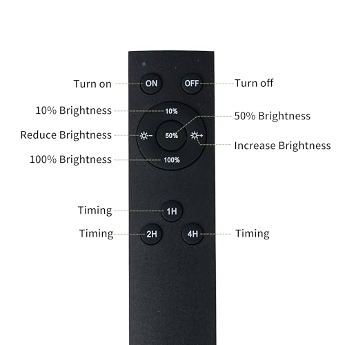 Image of Rayogale Black Wireless Battery Operated Wall Sconce with Remote Control | Dimmable Rechargeable Wall Lights Set of 2, Timer, No Hardwire, Touch Control, 8000mAh, 3000K, Glass, Emergency, 16.5 Inch