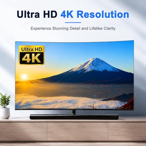 Image of Verilux Right Angle Mini HDMI to HDMI Cable, 4K 60Hz, 90 Degree Plug