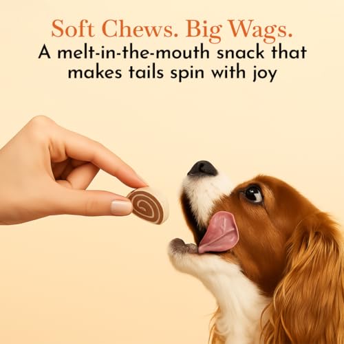 Image of PETS EMPIRE O'Dog Chicken Big Sushi, Healthy Dog Treats, Chewy Dogs Bites for Training and Feeding, Made with Real Chicken, Non-Vegetarian Pup Snacks for Dogs, Puppies - 100g