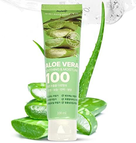 Bulk 100% Pure Aloe Vera Soothing & Moisture Gel - 300ml (10.58oz), Made In  Korea, SPF 10 Aloe Vera Gel