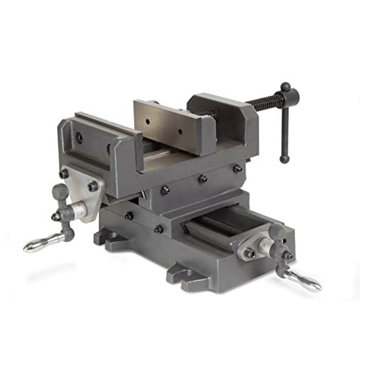 WEN 415CV 5-1/8-Inch Compound Cross Slide Industrial Strength Benchtop Vise