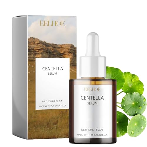Serum Centella Asiatica, Centella Serum, Face Serum, Contiene Extracto de Centella Asiática, Ácido Hialurónico, Vitamina E, Calma La Piel e Hidrata Profundamente(30ml)