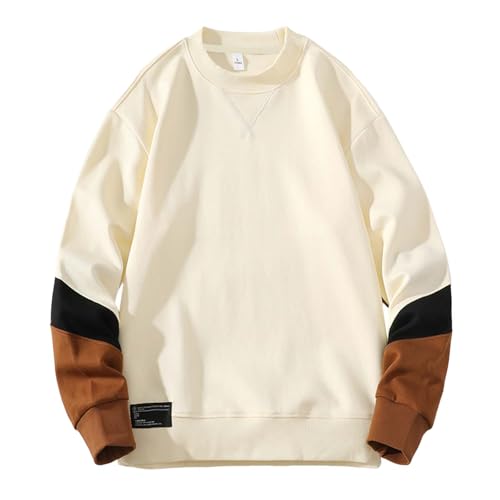Pull col roulé zippé homme en tissu éponge sweat chaud manches longues sport