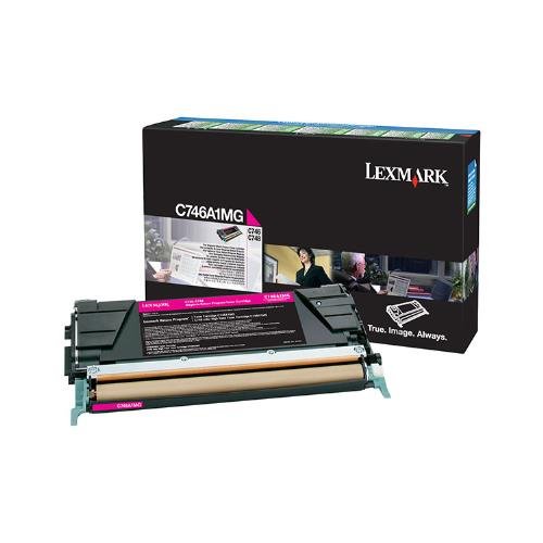 Lexc746 a4mg toner magenta 7k pages pour imprimante laser de bureau et services publics