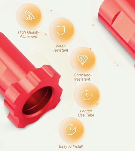 Image of DAXINYANG Spray Gun Adapter, 16mm Female Adapter, 1.5mm Thread Paint Gun Cup Adapter for Paint Mixing Cup, Spray Paint Guns Accessory Replacement