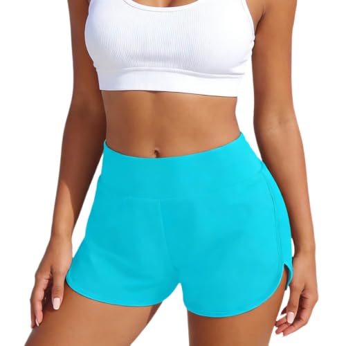 Pantalón corto de baño reductor para disimular barriga con cintura alta