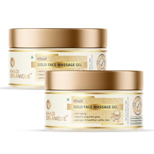 Image of Khadi Organique Gold Face Massage Gel (Pack Of 2)