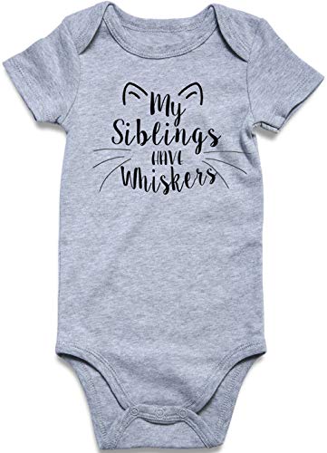 Image of UNIFACO Unisex Baby Funny Saying Outfit Short and Long Sleeve Bodysuits Romper 0-18M