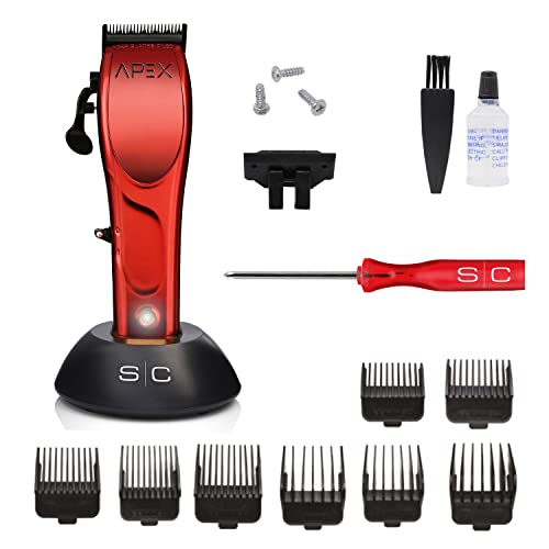 Tondeuse à cheveux Stylecraft Apex par Gamma Più avec moteur rotatif et corps en métal