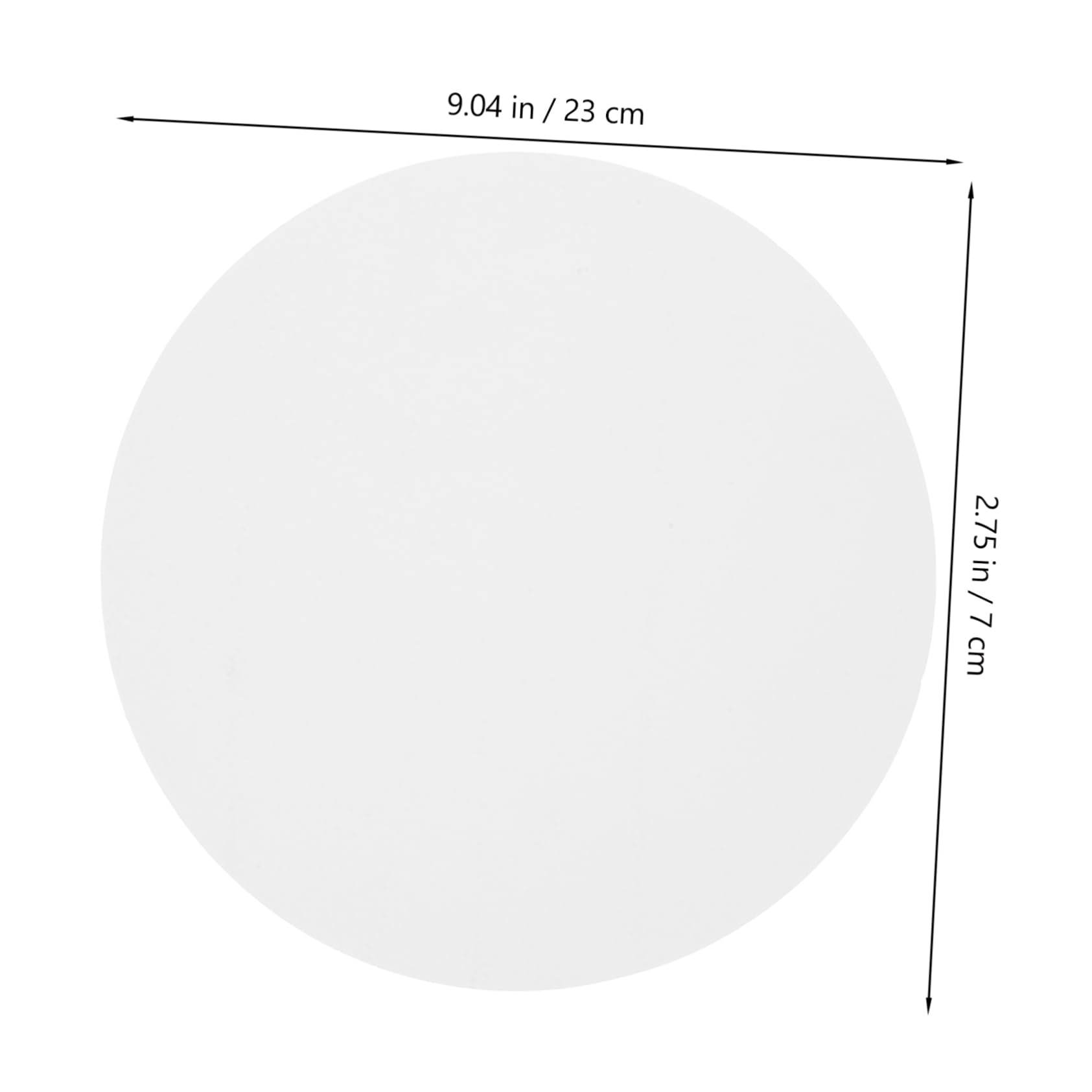 Cabilock 12pcs Round Cake Boards Coated Cardboard Bases for Seamless Birthday Wedding Cakes