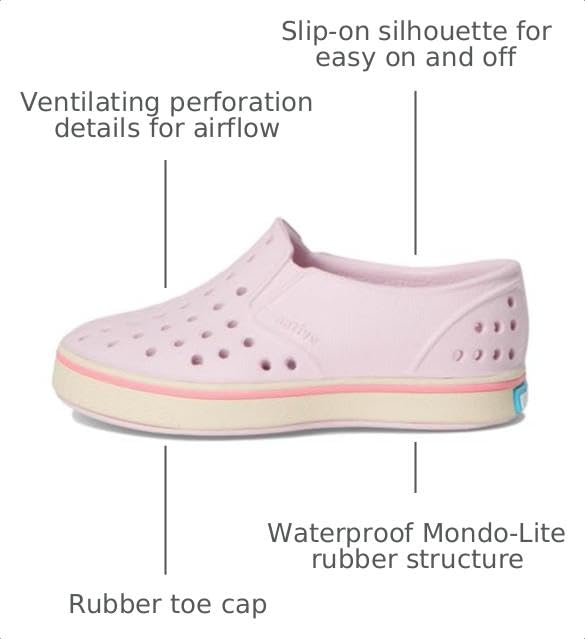 Image of Native Shoes Unisex Kids Miles Slip-On Sneaker