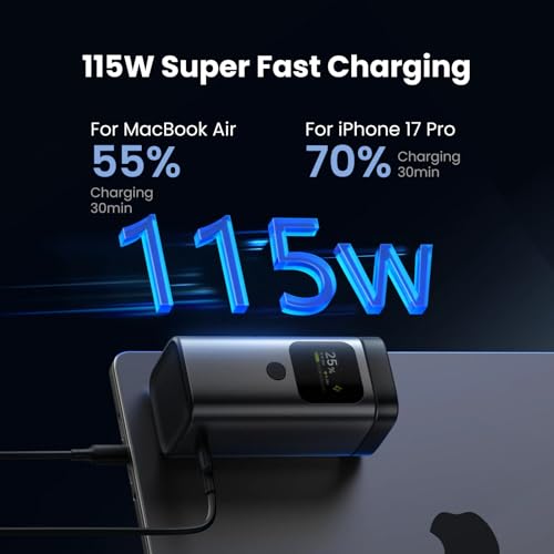 Image of sharge Magsafe Charger Stand 100W USB C Charging Station, 4-in-1 GaN Desktop Charger with Qi2 15W Wireless Charging for iPhone 17 /16 /15 MacBook Air, AirPods
