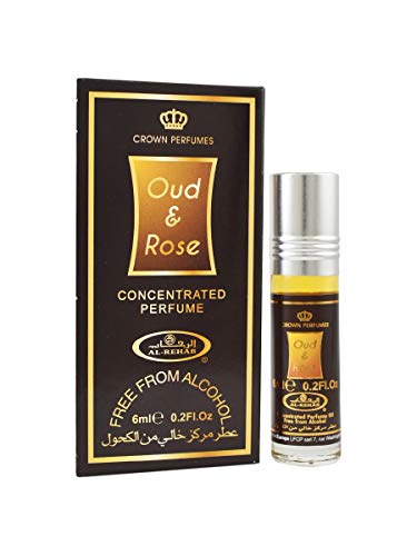 Al-Rehab Oud & Rose 6 Ml Concentrated Perfume Oil/Attar Perfumes #TOP19