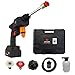 Jet Hawk – Portable Cordless High-Pressure Washer As Seen on High Street TV - Use Any Water Source – 6 in 1 - Inc Spray Nozzles, 5m Hose, Hose Connector, Free Soap Dispenser Bottle & Hard Carry Case