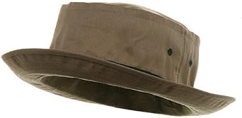 Big Size Roll Up Bucket Hat - Khaki 