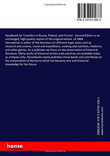 Handbook for Travellers in Russia, Poland, and Finland: Second Edition      Paperback – March 10, 2020