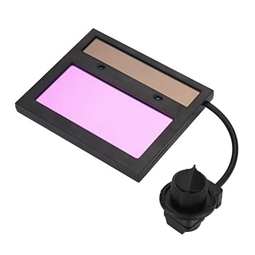 Lente de Repuesto para Casco de Soldadura, Filtro de Lente de Oscurecimiento Solar Automático, Máscara de Soldadura de Repuesto con Pantalla LCD, Lente Opaca, Protector de Ojos, Tapa de Soldadura, Pan