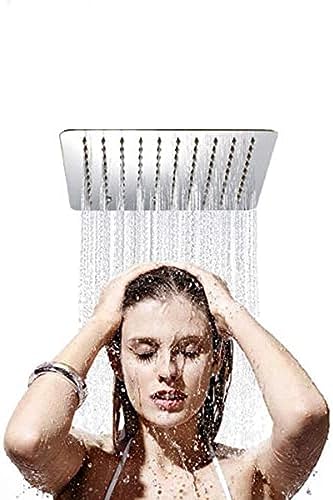 Robinet de douche mural en chrome avec mitigeur de baignoire à bec pivotant rotatif