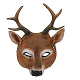 Máscaras de Reno de Halloween. El diseño creativo de los lo hace un Gran accesorio para la fiesta de disfraces para crear un ambiente emocionante y misterioso.