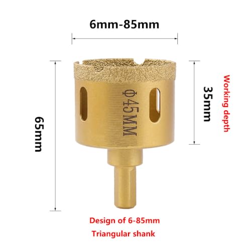 Broca de Diamante para Azulejos 32 mm miniatura 2