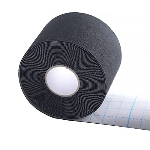 Uchaiup 16.4ft Non-Slip Aerial Hoop Tape, Multi-Functional Sports Tape for lyra Hoop, Fitness Exercise, Yoga and More(Black)