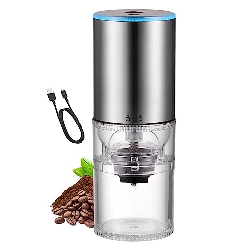 Moedor De Café Elétrico Inox Portátil De Grãos Gourmet Grãos Automático