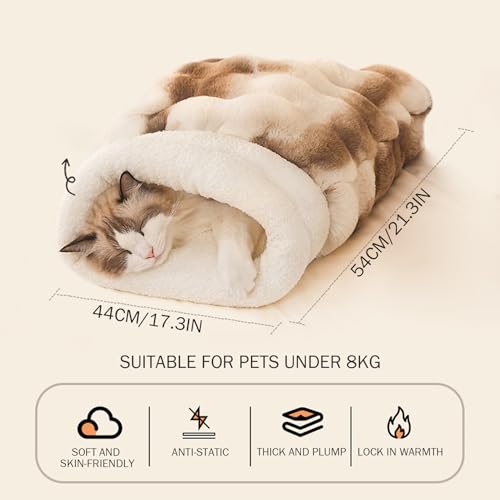 Sac de couchage pour chat résolvant le besoin de chaleur des chatons - 4
