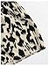 Floerns Women's 2 Piece Outfit One Shoulder Sleeveless Crop Top and Leopard Shorts Set Beige Multi X-Small