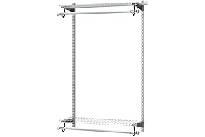 Rubbermaid Configurations Closet Shelving 2-Shelf or 1-Shelf Add-Ons