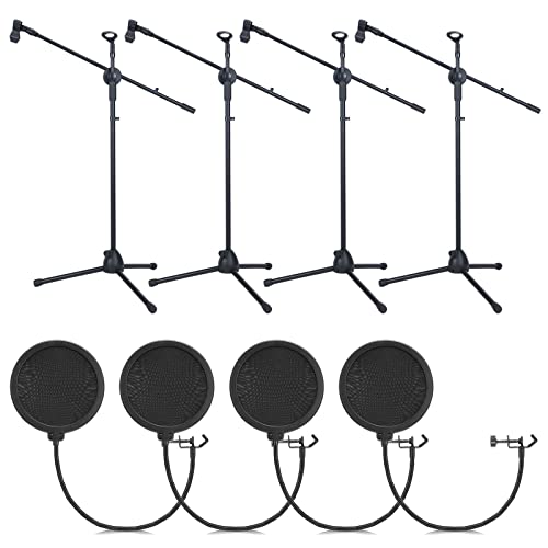 Sherr 4-Pack Tripod Mic Stand