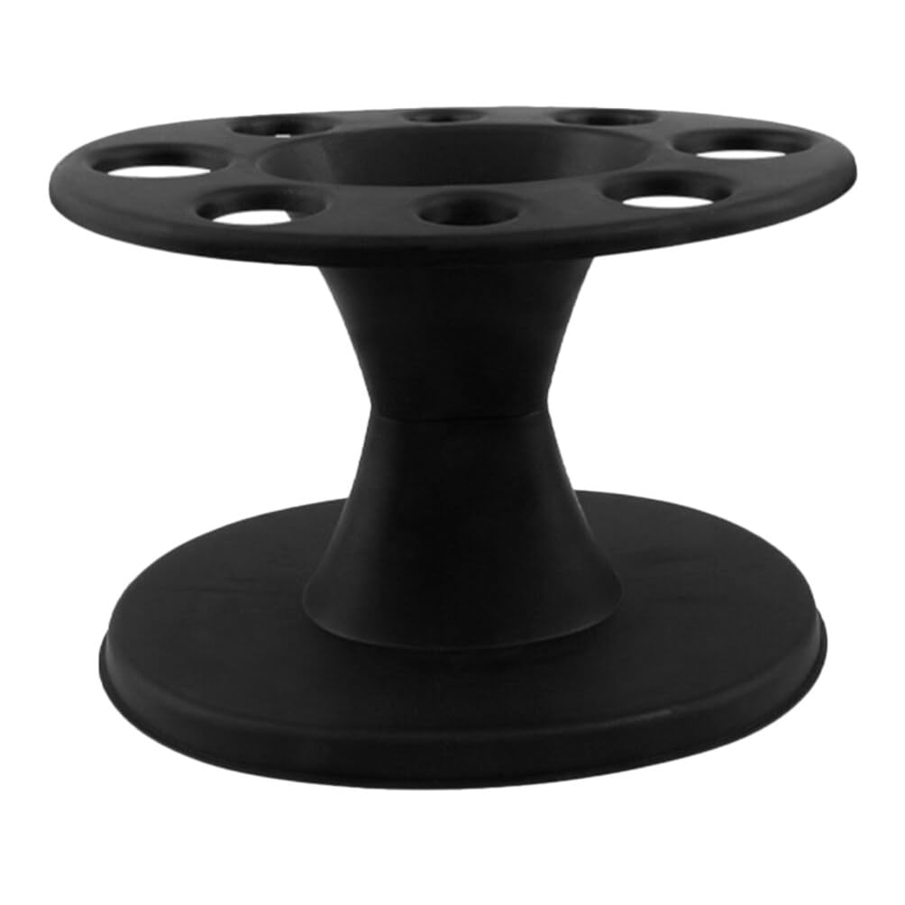 Rotating Hair Holder,Barber Storage Holder Salon Shears Holder Hair Stylist Container Hairdressing Tools Organizer Black