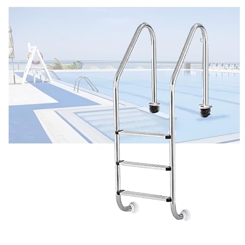 Escalera para piscina acero inoxidable 2 peldaños miniatura 1