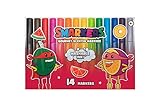Smarkers - Washable Scented Markers, Assorted Colors, Medium Tip, 14 Count by Scentco