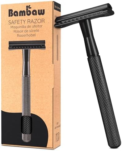 Bambaw Double Edge Razor Men, Metal Safety Razors for Men, Manual...