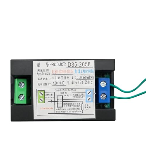 Medidor de panel de CA digital D85-2058 monofásico LCD de 200-450V para el hogar 3