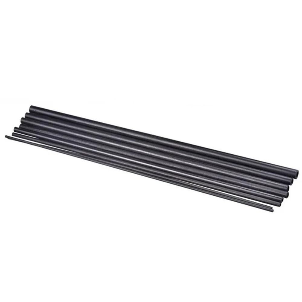 4 sztuki rur z włókna węglowego o długości 500 mm, lekkie, puste rury do samolotów i quadrocopterów(5x2.5mm)