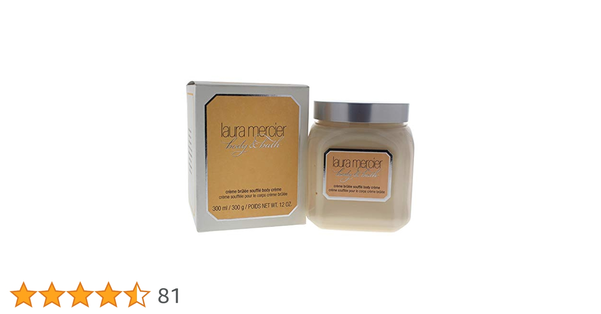 Laura Mercier Creme Brulee SoufFle Body Creme for Women Body