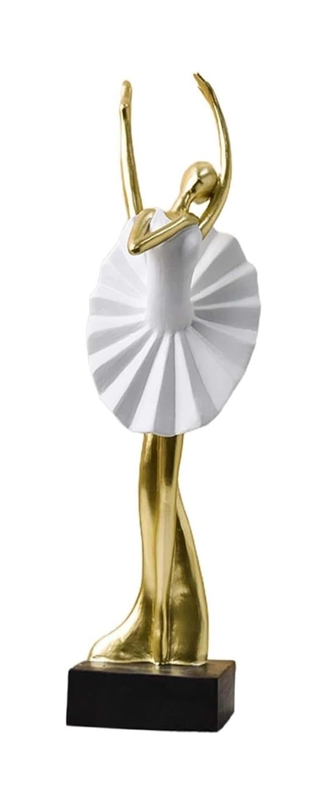 Yofab Office Cubicle Decor Resin Statues Statuette Fashion Arts Home Desk Ornaments Girls Figurer Coffee Table Centerpiece(StyleB10.5x11x37.5cm)