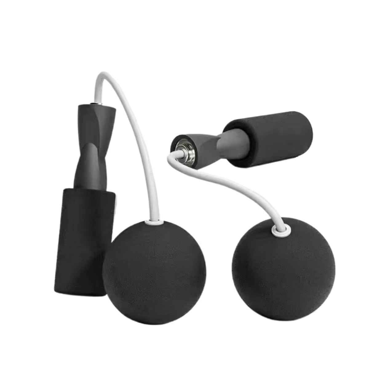 Corda per Saltare Allenamento Fitness Indoor E Outdoor, Palla for Saltare Senza Corda, Sport Fili Fitness(Black)