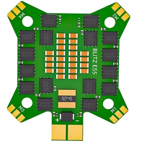 Contrôleur de vol STM32F722 avec ESC 4 en 1 E55 2-6S pour drone de course FPV