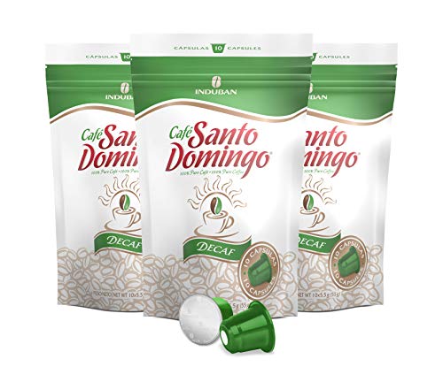 Café Santo Domingo Decaf Capsules 30 Count-Nespresso Original Compatible - image 1