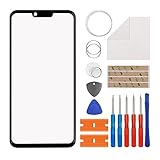 Duotipa Front Glass Screen Replacement Compatible with LG G8 ThinQ 6.1 inch，Front Outer Lens Glass Screen for LG G8 ThinQ LMG820QM7 with Tools-No LCD Screen and Touch Digitizer