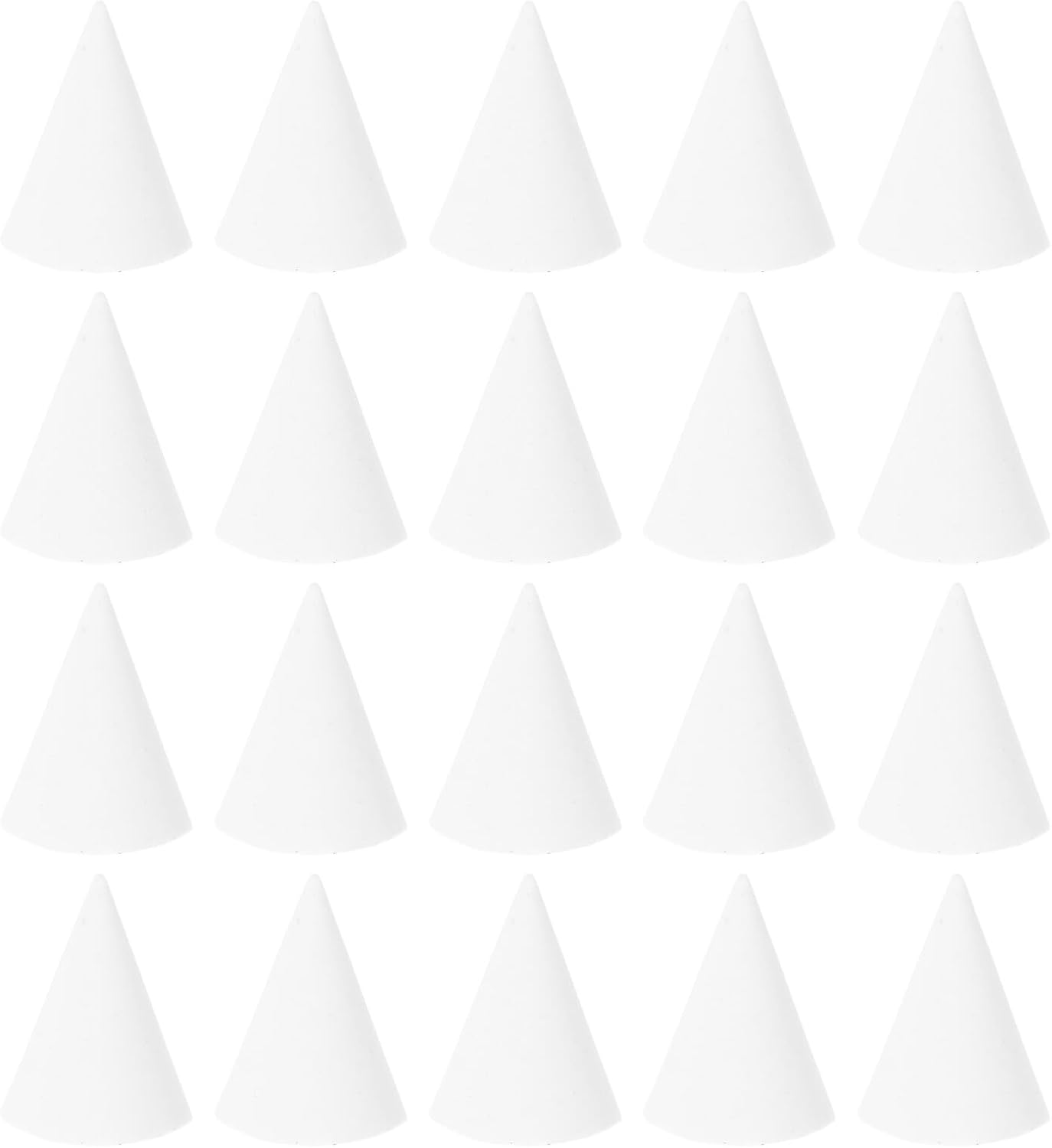 Luxshiny 50pcs Refractory Ceramic Pottery Support Nails Cone Kiln Stilts High Temperature Resistant Reusable Kiln Firing Accessories for Ceramic Art and Clay Craft