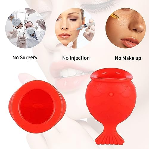 XPAPOV Lip Plumper Device Lip Filler Beauty Pump, Soft Material Pout Lip Enhancer Plumper Tool, Natural Pout Mouth Tool - Image 3