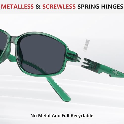 Eyekepper Polarized Sunglasses Block Glare UV400 with Metalless Screwless Spring Hinges4